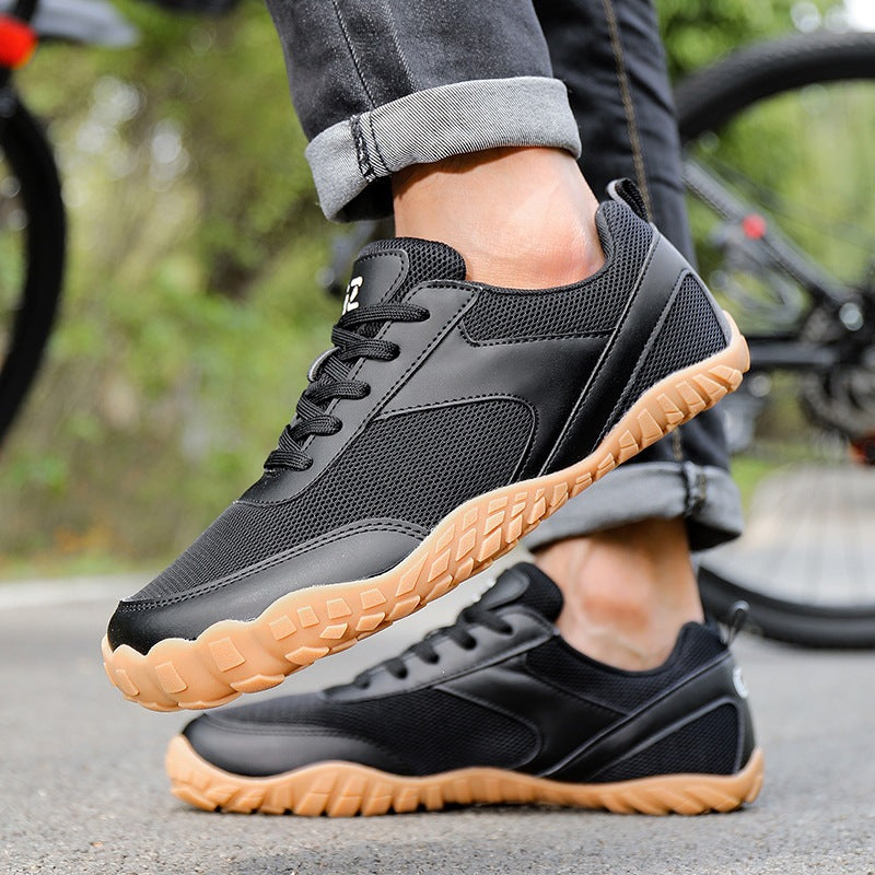 Herren leichte atmungsaktive Trail-Sneaker mit robuster Gummiprofilsohle Drune