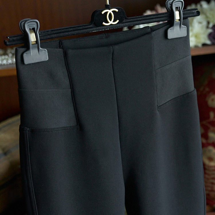 Damen Elegante und hoch taillierte Leggings Drune