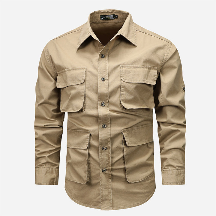 Herren Funktionales Outdoor-Hemd Drune