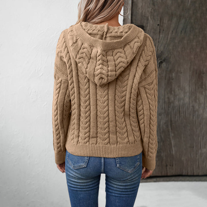 Drune | Klassischer Pullover Mit Zopfmuster Design