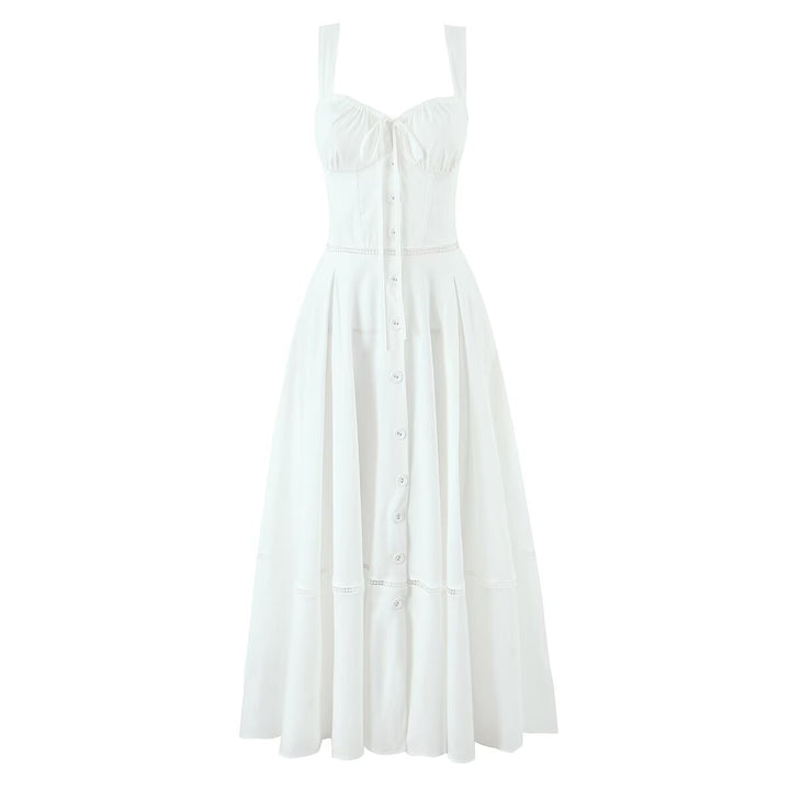 Damen Sommerliches Viskosekleid mit raffinierten Rüschendetails Drune