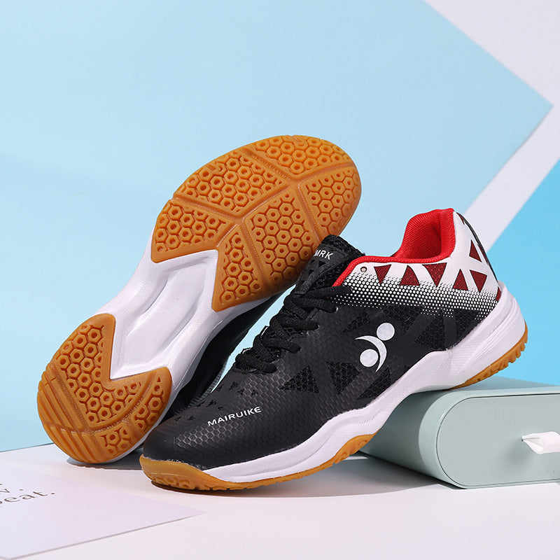 Unisex Indoor-Court-Sneaker mit griffiger nicht abfärbender Gummisohle und verstärkter Zehenkappe Drune