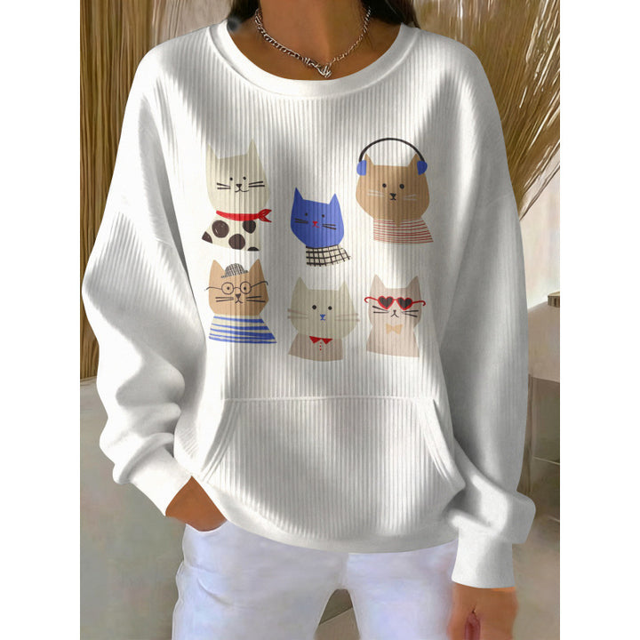 Damen Gemütlicher Pullover Drune