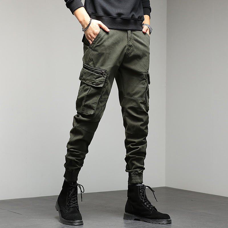 Herren Tactical‑Style Cargo‑Joggerhose mit multifunktionalen Taschen und elastischen Bündchen Drune