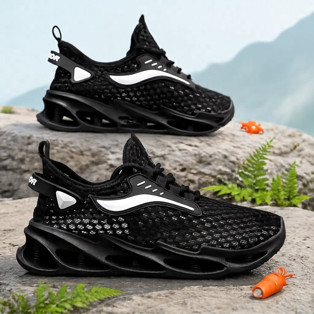 Herren Atmungsaktive Laufschuhe mit dämpfender Sohle Drune