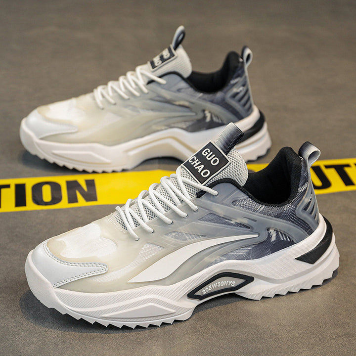 Herren Chunky-Performance Sneaker mit transparenten TPU‑Overlays und profiliertem Plateau Drune