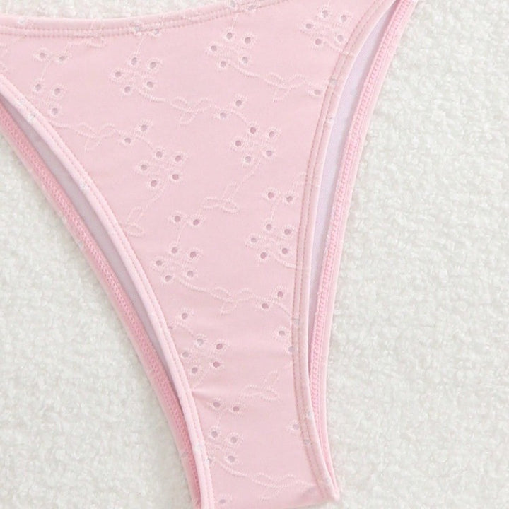 Damen Triangel-Bikini-Set mit verspieltem Rüschendesign Drune