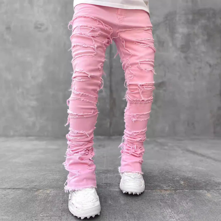 Herren modische Zerrissene Skinny Jeans im lässigen Street-Style Drune