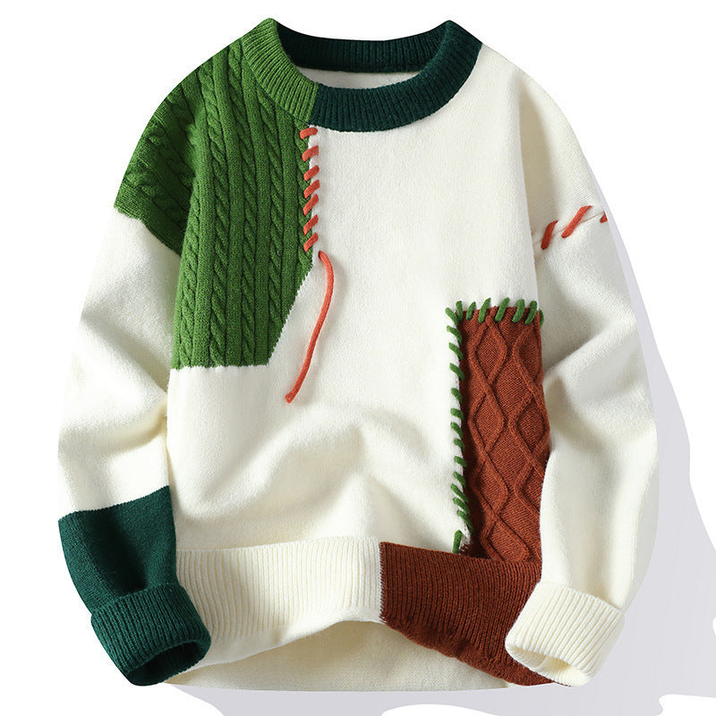 Herren Modischer Pullover mit Struktur Drune
