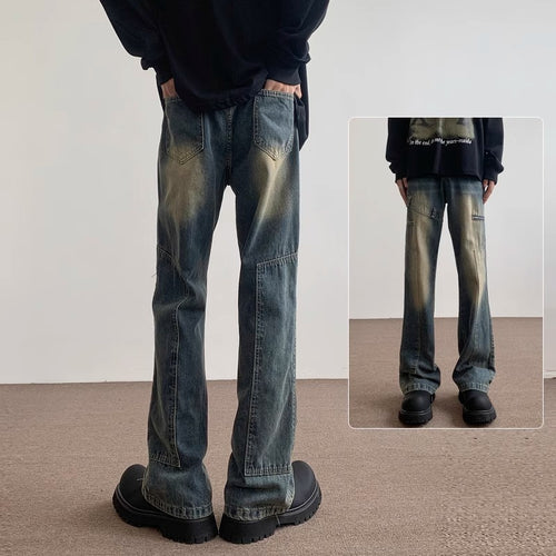 Damenweit geschnittene Jeanshose Drune