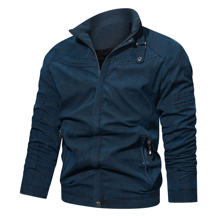 Herren Modische Übergangsjacke mit Steppdetails Drune