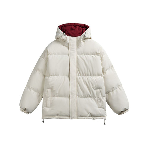Damen Wattierte Kapuzen‑Steppjacke im Oversize‑Pufferschnitt mit Tunnelzugbund Drune