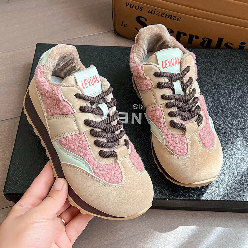 Damen Komfortable Sneakers mit weich gefüttertem Innenteil und atmungsaktiver Struktur Drune
