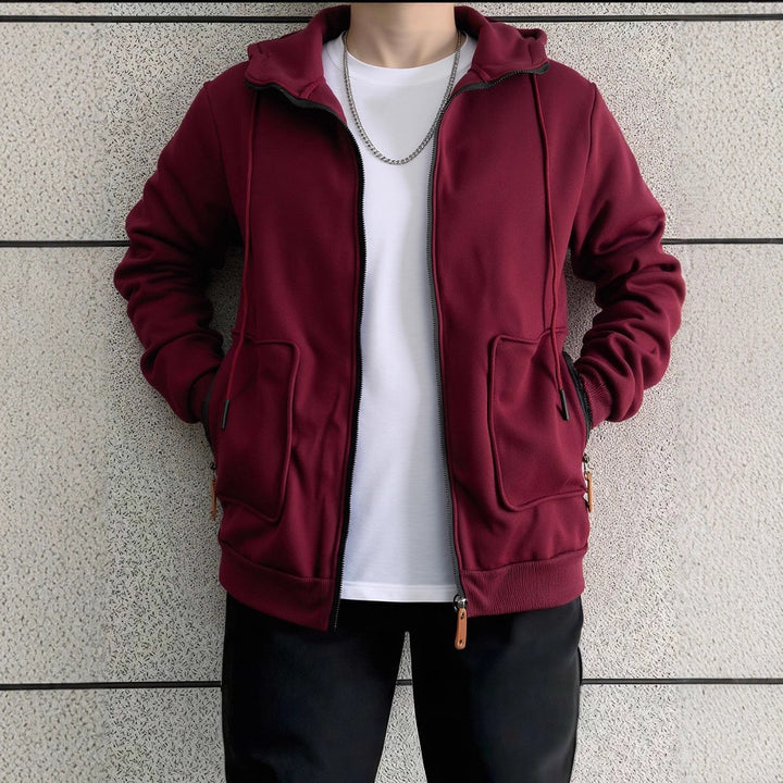 Herren Sportliche Fleecejacke Drune