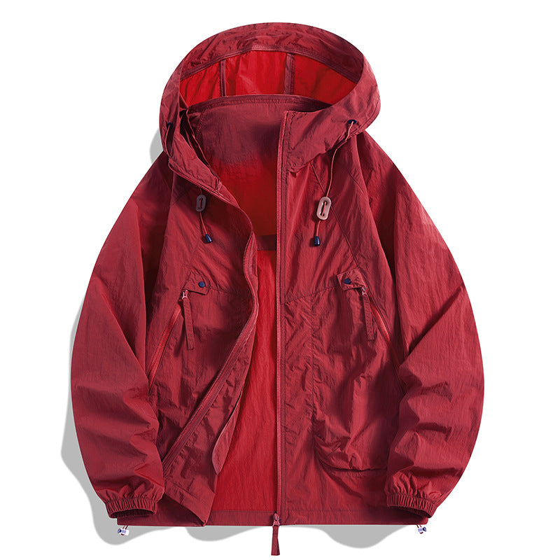Damen Leichte Funktionsjacke mit Kapuze