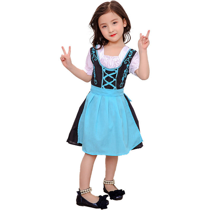 Damen nostalgisches Trachtenkleid Drune