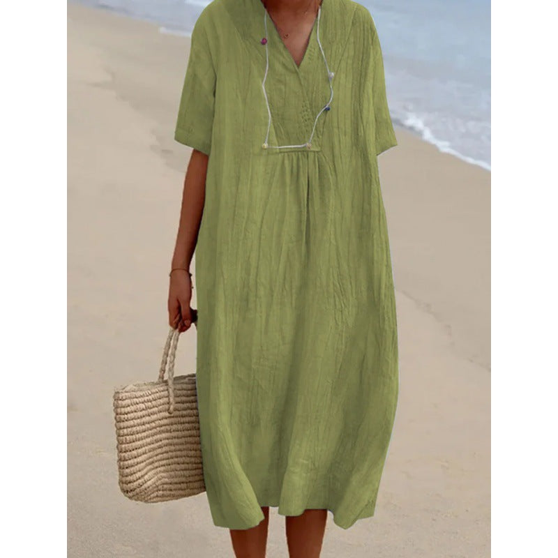 Damen Maxikleid Drune