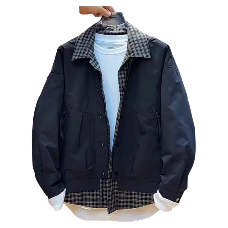 Herren Modische Utility Jacke Drune