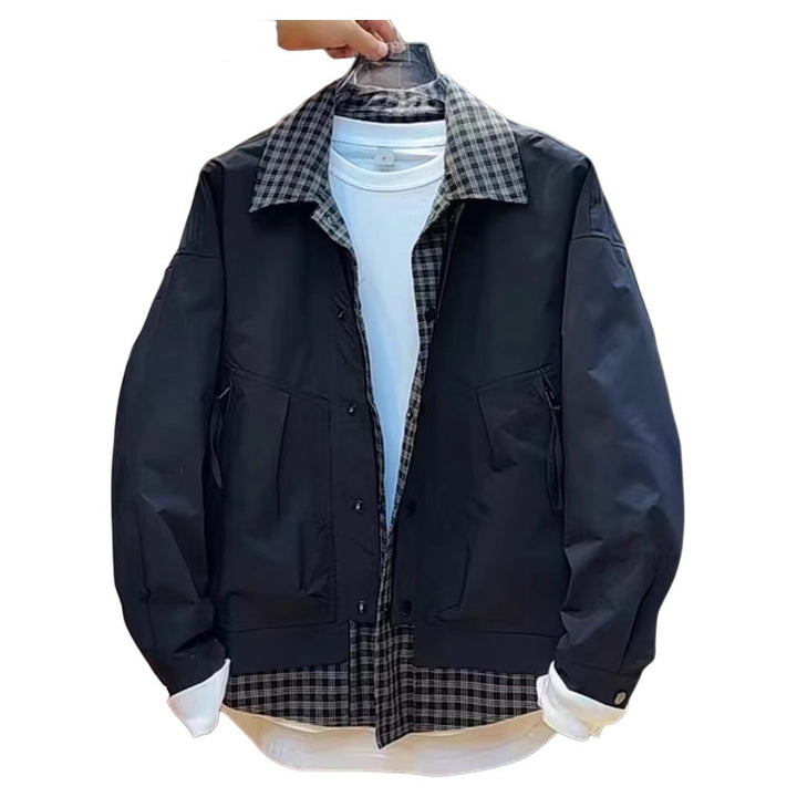 Herren Modische Utility Jacke Drune