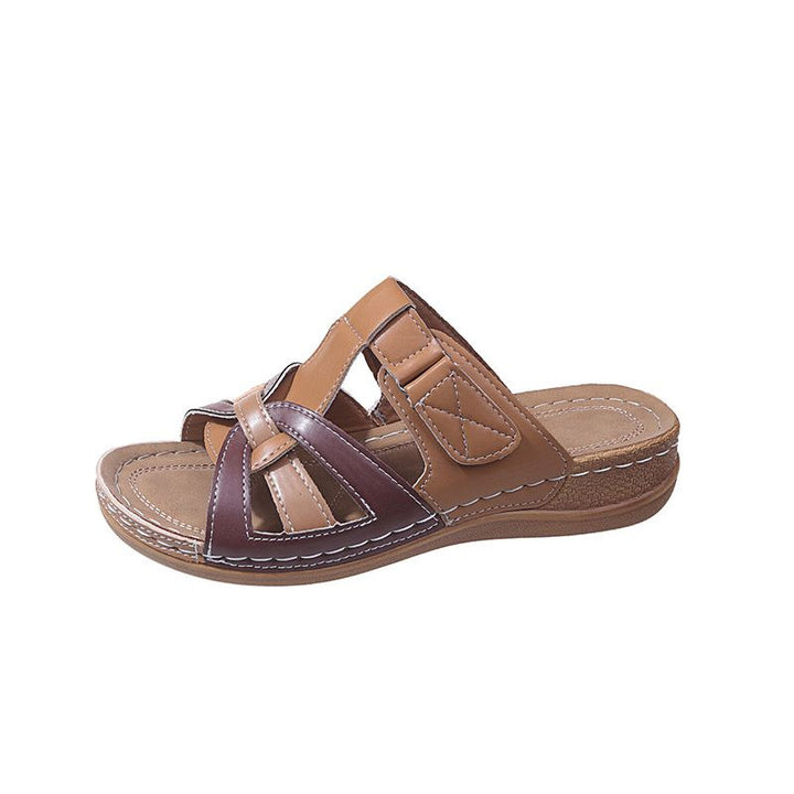 Damen Relax-Sandalen mit ergonomischem Fußbett und verstellbaren Riemen Drune