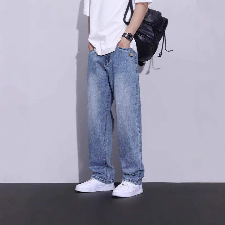 Herren Bequeme Weitgeschnittene Jeans Drune