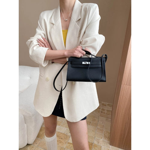 Damen eleganter Blazer im Oversized-Stil mit stilvollen Details Drune