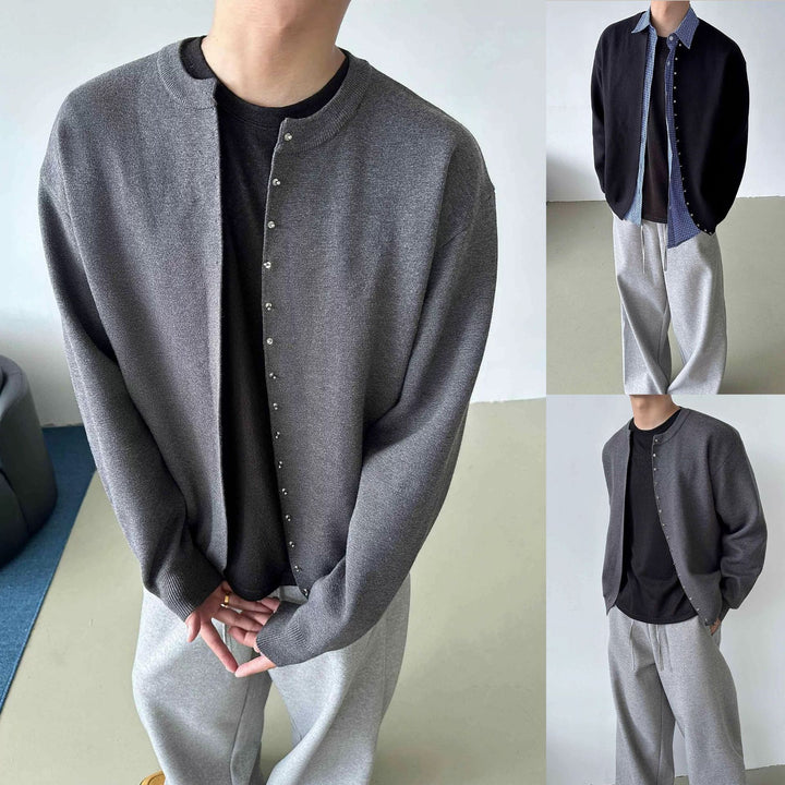 Herren Sportlicher Cardigan Drune