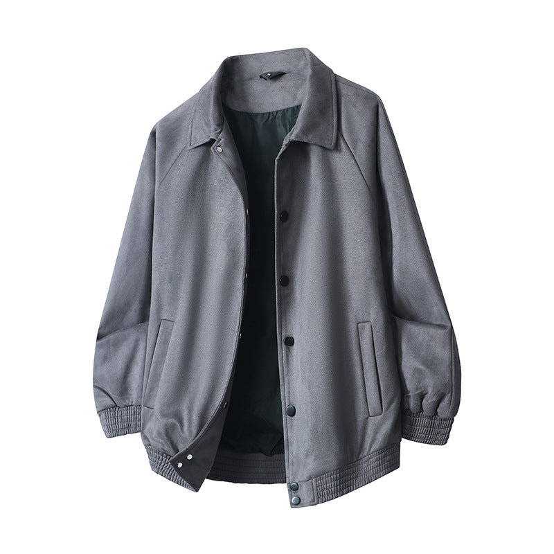 Herren Stylische Übergangsjacke mit praktischem Druckknopfverschluss Drune