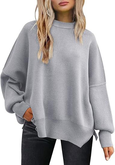 Damen lockerer Strickpullover Drune