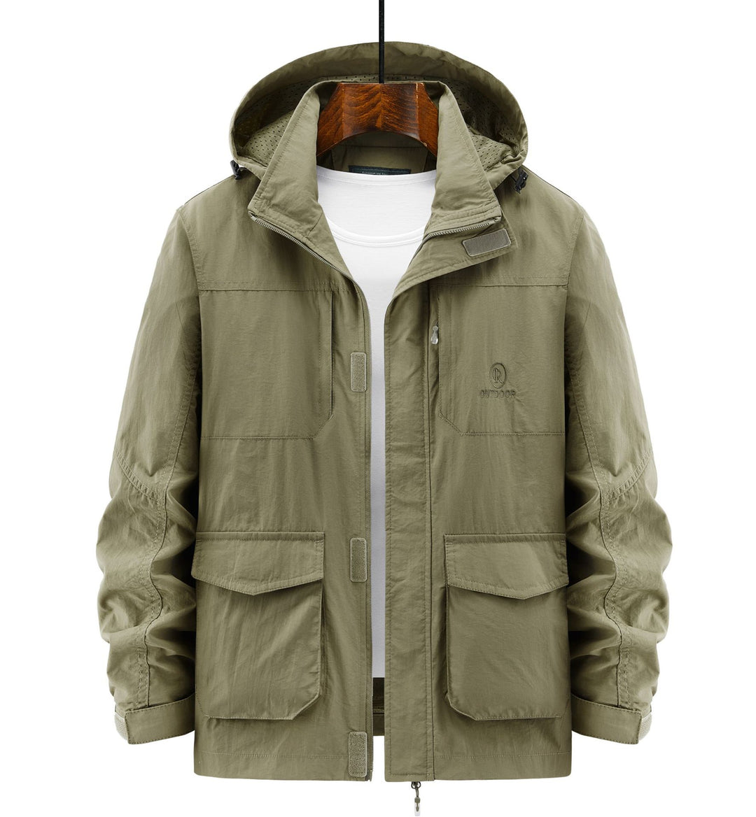Herren Robuste Wetterjacke mit praktischen Taschen Drune