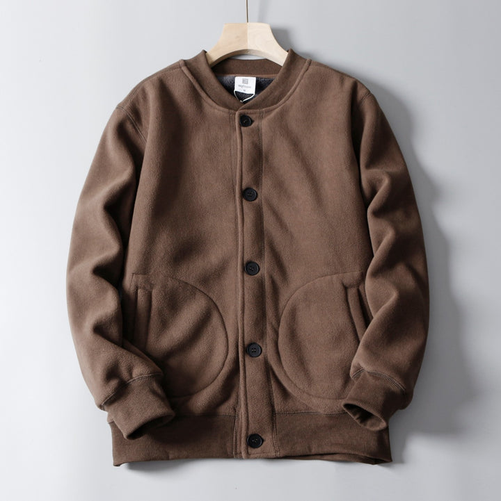 Damen bequeme Fleecejacke mit seitlichen Taschen Drune