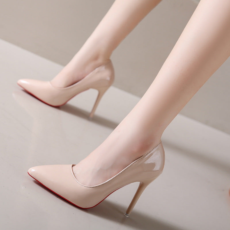 Damen elegante Stiletto-Pumps mit modischer Spitzenform Drune