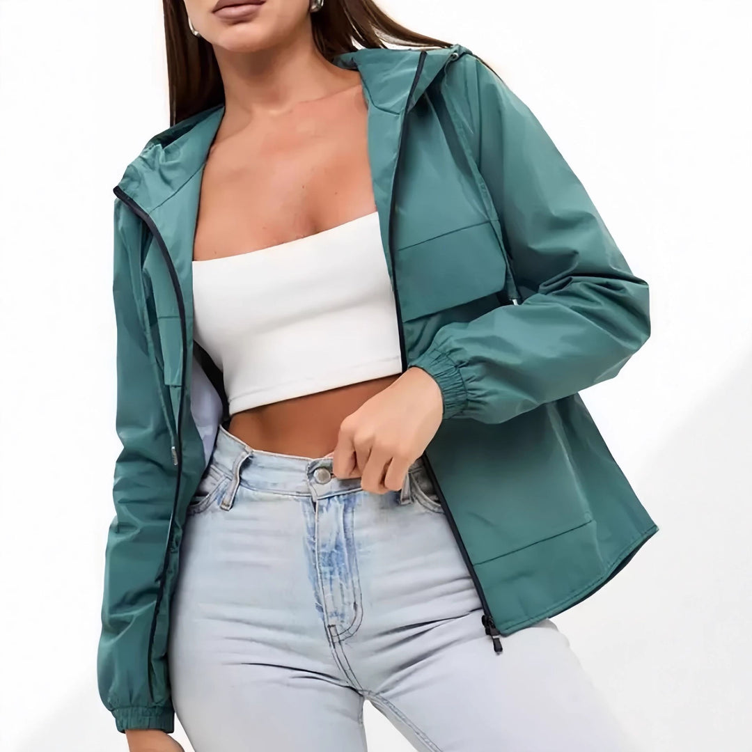 Damen Leichte und Atmungsaktive Übergangsjacke