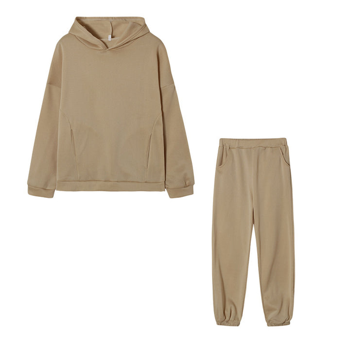Damen Sportliches Hoodie- und Jogginghose-Set Drune