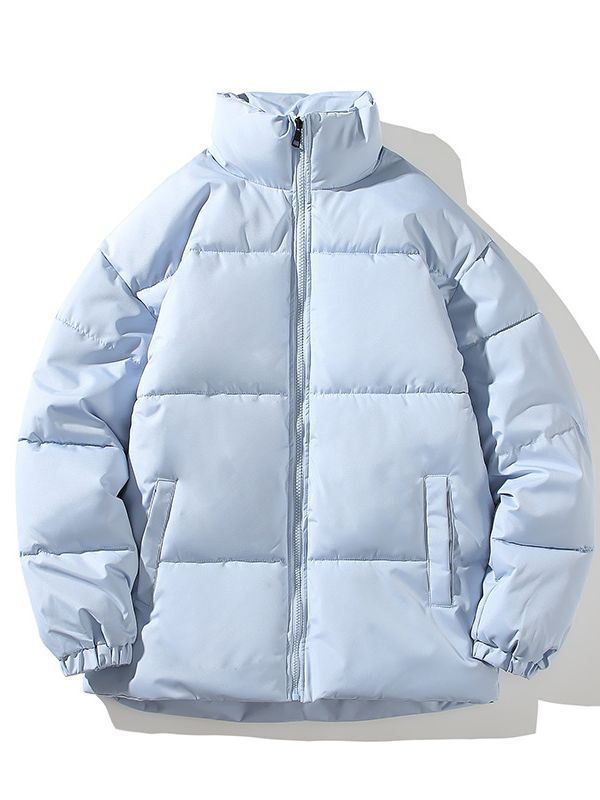 Herren isolierte Steppjacke mit hohem Kragen und elastischen Bündchen Drune