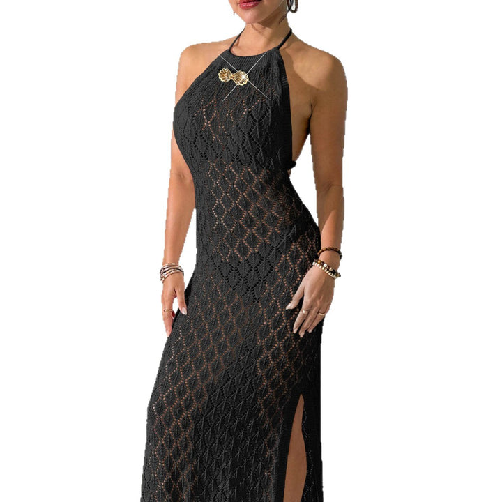 Damen gehäkeltes Maxikleid Drune