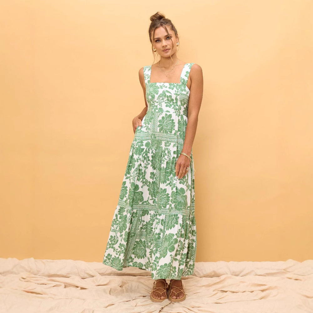 Damen Sommerliches Maxikleid Drune