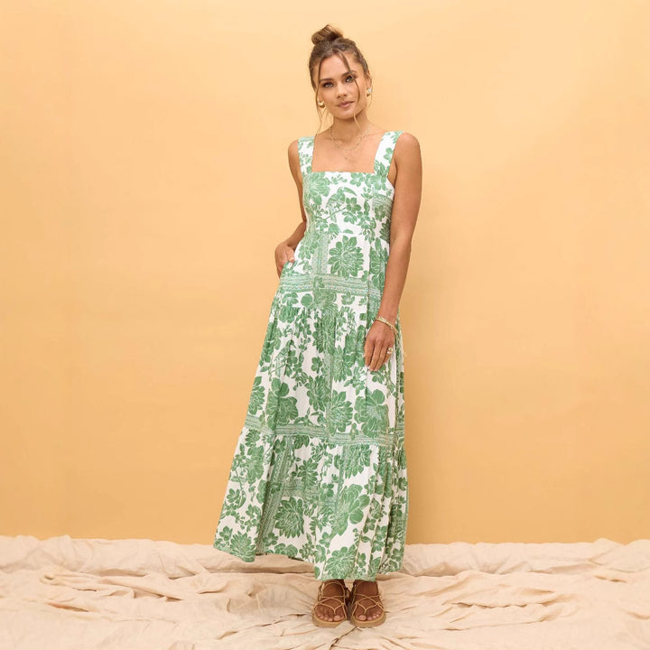 Damen Sommerliches Maxikleid Drune