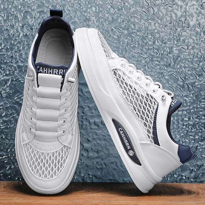 Unisex atmungsaktive Mesh-Plateau-Sneaker mit leichter Dämpfung und gepolstertem Komfortfußbett Drune