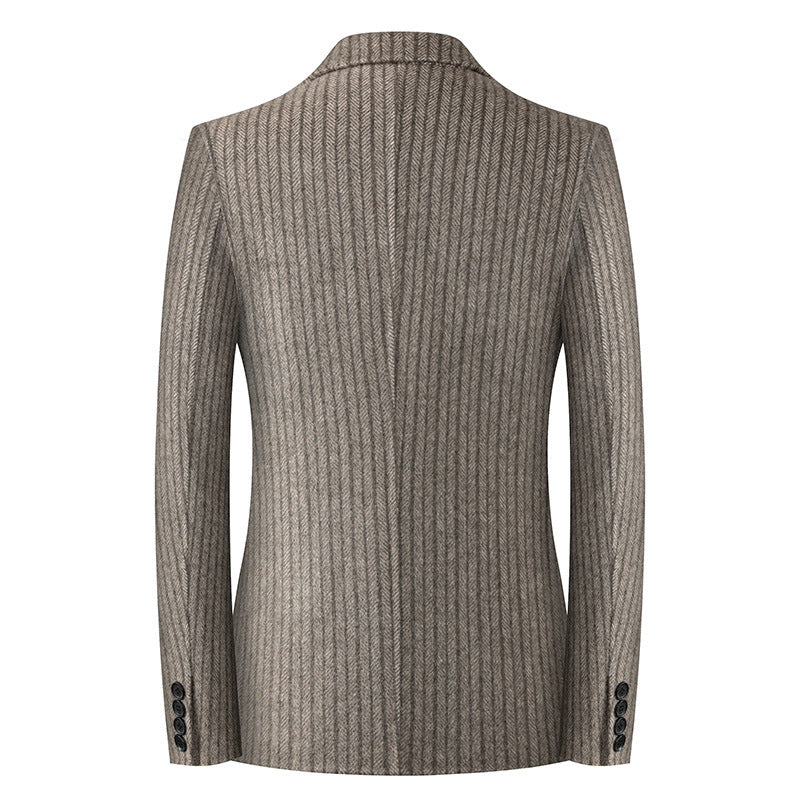 Herren stilvolle gestreifte Blazer Drune