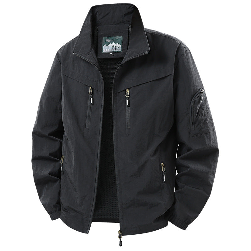 Herren Leichte strategische Outdoor-Jacke