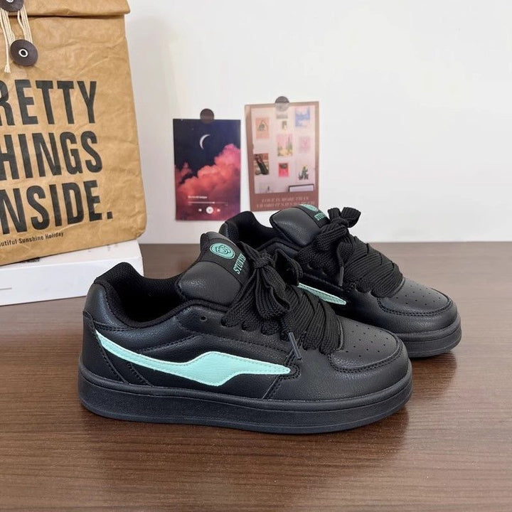 Damen Sneakers im sportlichen Vintage-Stil mit gepolsterter Innensohle Drune