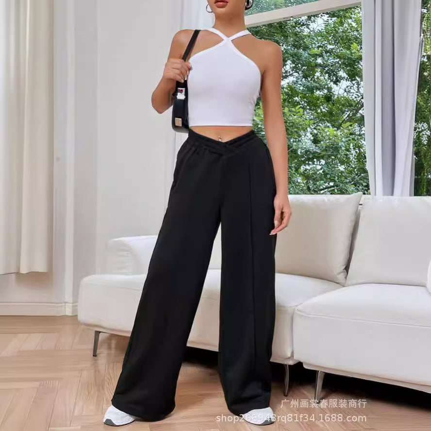 Damen Weite Freizeithose Drune