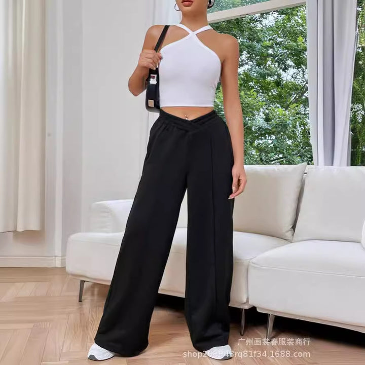 Damen Weite Freizeithose Drune