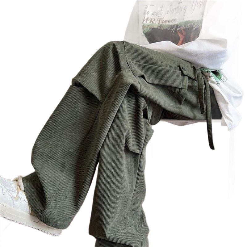 Damen Bequeme Cargo-Hose Drune