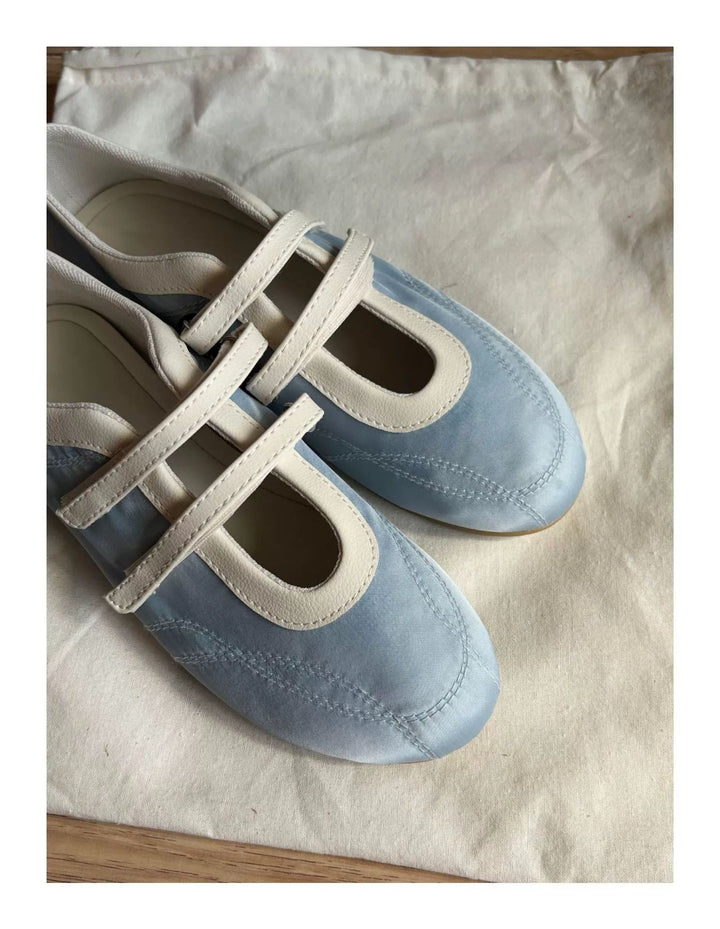 Damen Ballerina-Slipper mit verstellbarem Riemen und komfortablem Innenfutter Drune