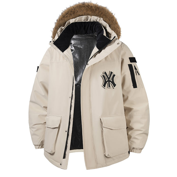 Herren  Expedition Daunen-Alternative Parka mit thermoreflektierender Innenlage und Mehrzweck-Taschenutility Drune