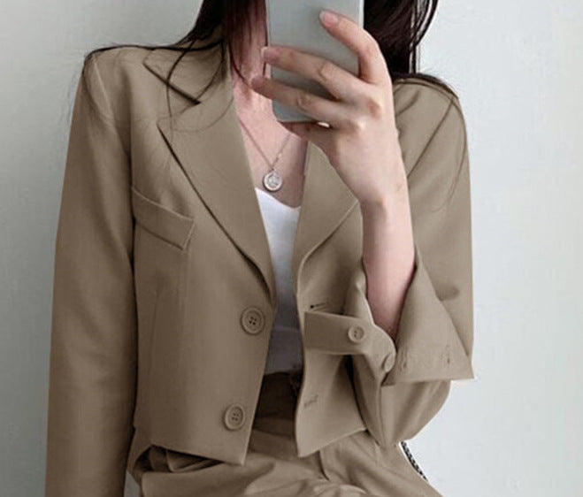 Damen Trendiger Kurzblazer Drune
