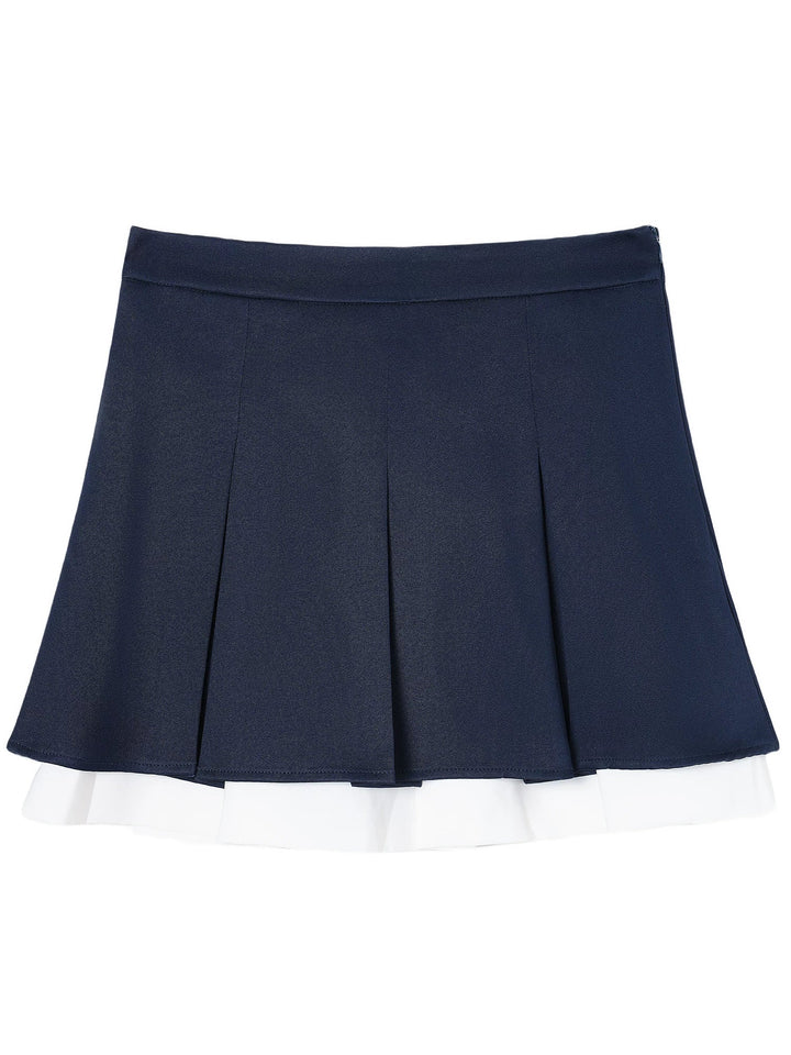 Damen nan luftige Tunika-Hemdbluse mit Polokragen, halber Knopfleiste und abgerundetem Saum Drune