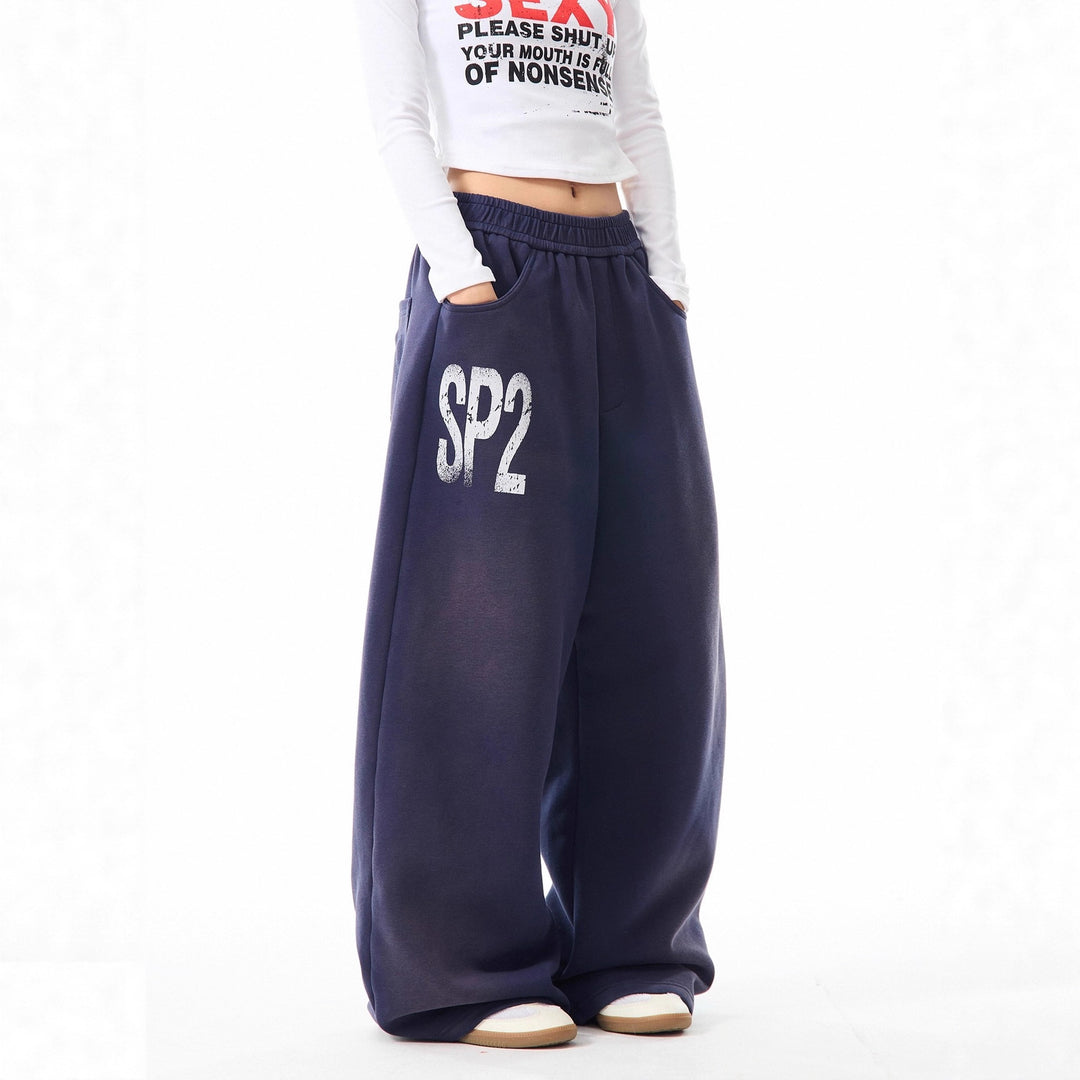 Damen Weite Sporthose Drune